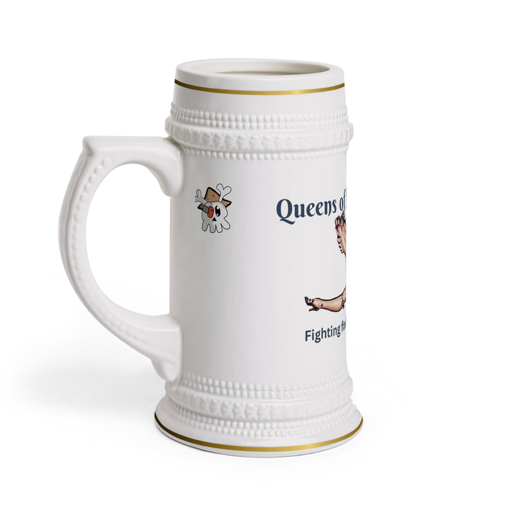 Queens of Antifa Stein Mug - Girlie Rules