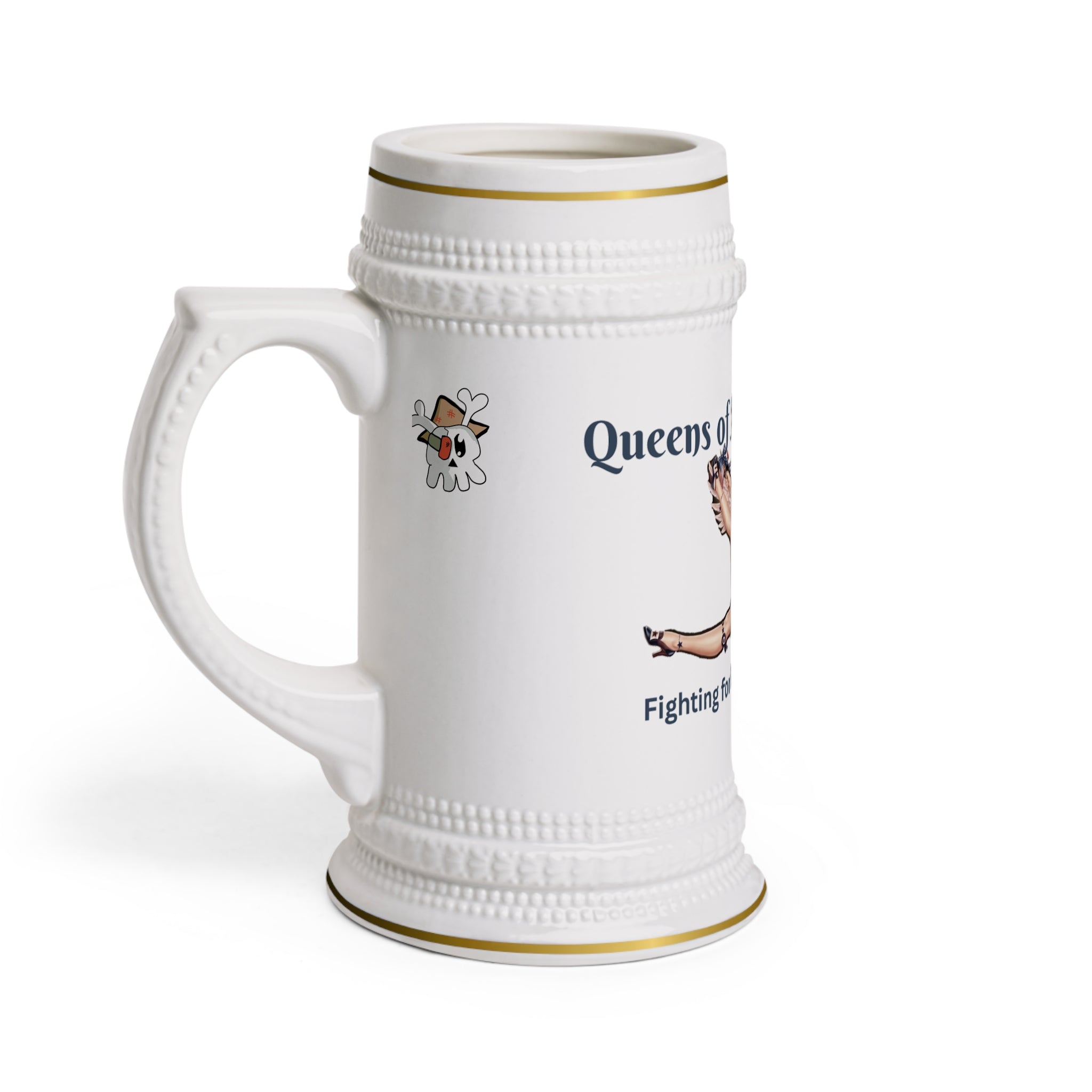 Queens of Antifa Stein Mug - Girlie Rules