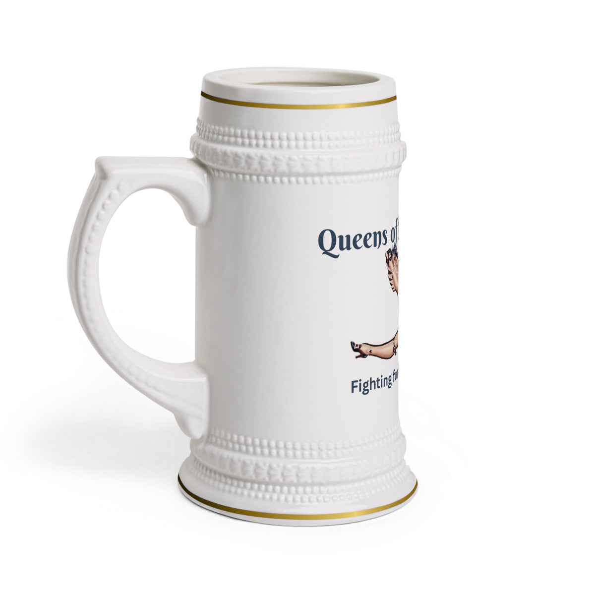 Queens of Antifa Stein Mug - Girlie Rules