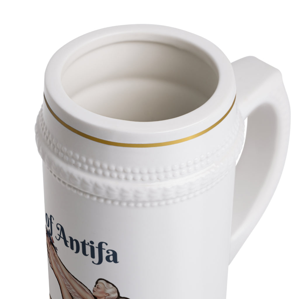 Queens of Antifa Stein Mug - Girlie Rules