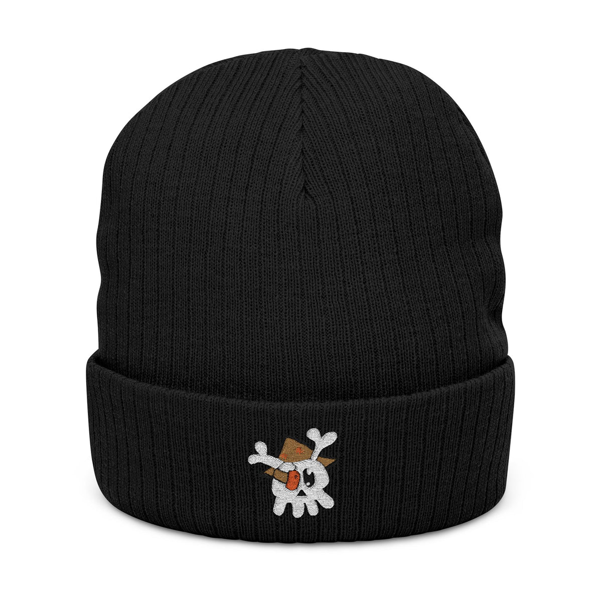 Ribbed Knit Beanie (Embroidery)