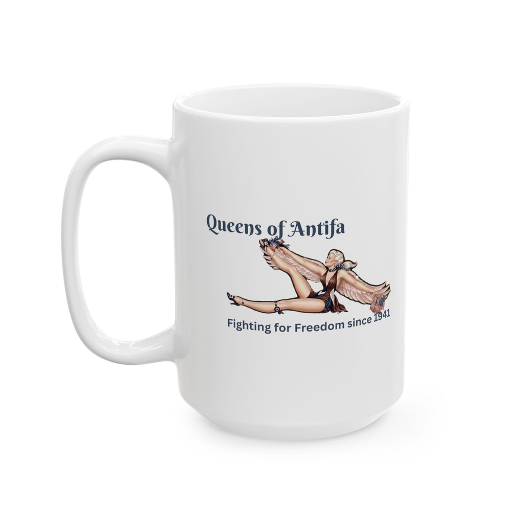 Queens of Antifa- Girlie Rules Mug