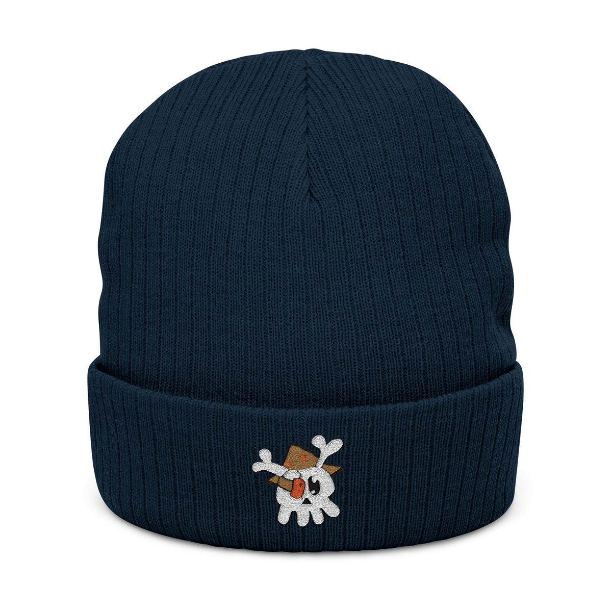 Ribbed Knit Beanie (Embroidery)