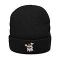 Ribbed Knit Beanie (Embroidery)
