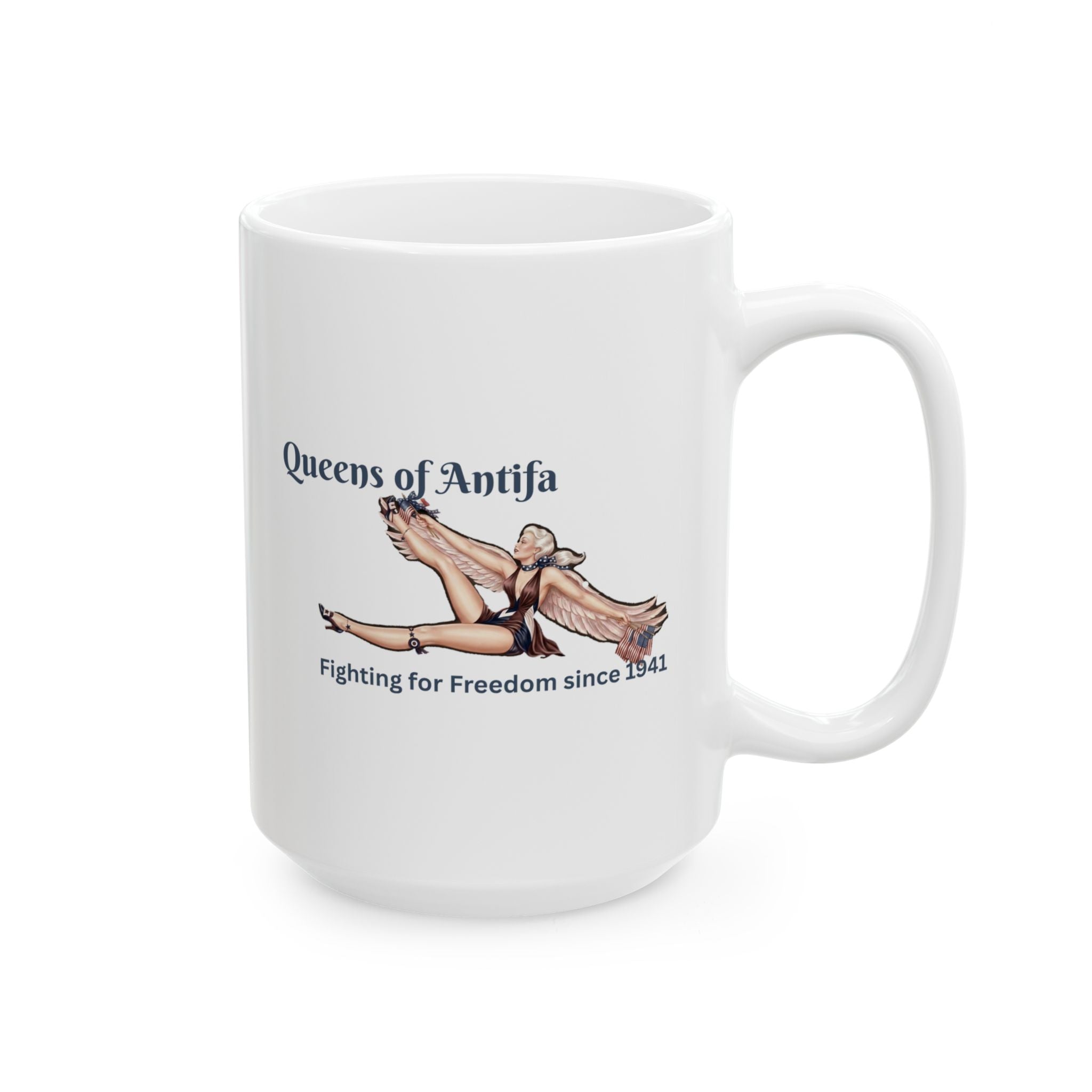 Queens of Antifa- Girlie Rules Mug