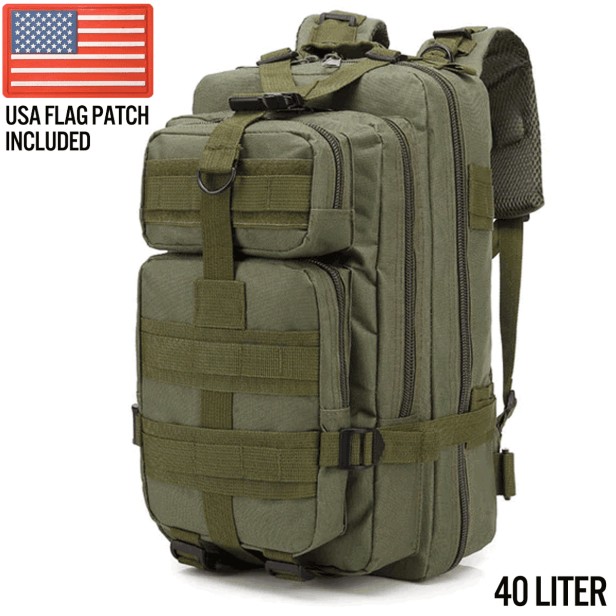 XGear Tactical Large 40L Tactical Backpack Survival Bag
